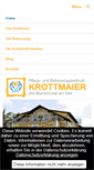 Mobile Screenshot of krottmaier.at